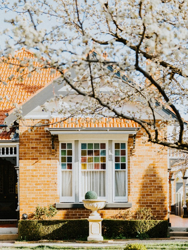 Window from the front of the house